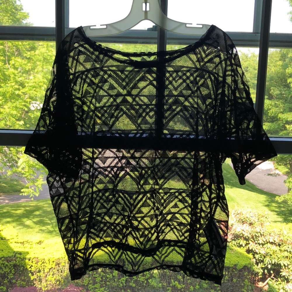 Tribal print see-through top from Abercrombie